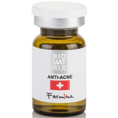 Концентрат Анти-акне с гликолевой кислотой, 6 мл. Biomatrix Farmline Anti-Acne 