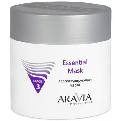 Аравия Себорегулирующая маска для жирной и комби кожи, 300 мл. Aravia Essential Mask арт. 6001