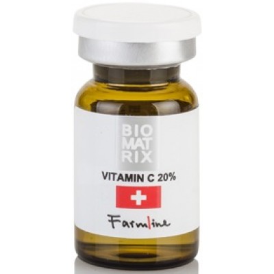 Концентрат с витамином C, 6 мл. Biomatrix Farmline Vitamin C 20% 