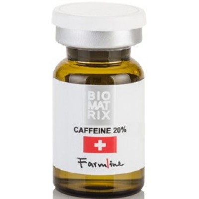 Концентрат антицеллюлитный с кофеином, 6 мл. Biomatrix Farmline Caffeine 20% 